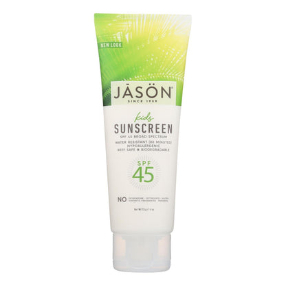 Jason Kids Natural Sunscreen Spf 45 - 4 Fl Oz