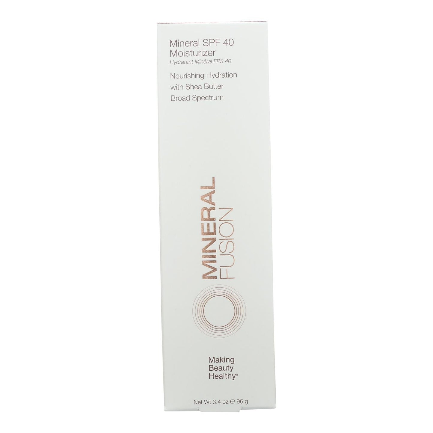 Mineral Fusion - Mineral Face Moisturizer - Spf 40 - 3.4 Oz.