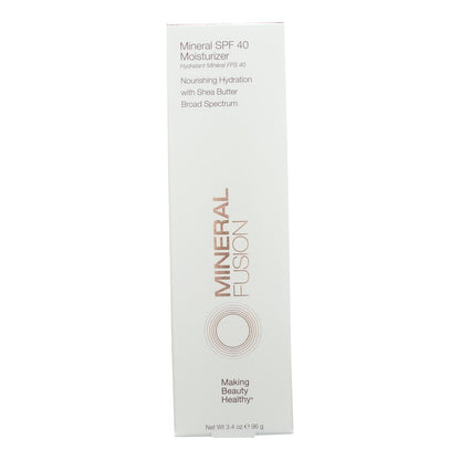 Mineral Fusion - Mineral Face Moisturizer - Spf 40 - 3.4 Oz.