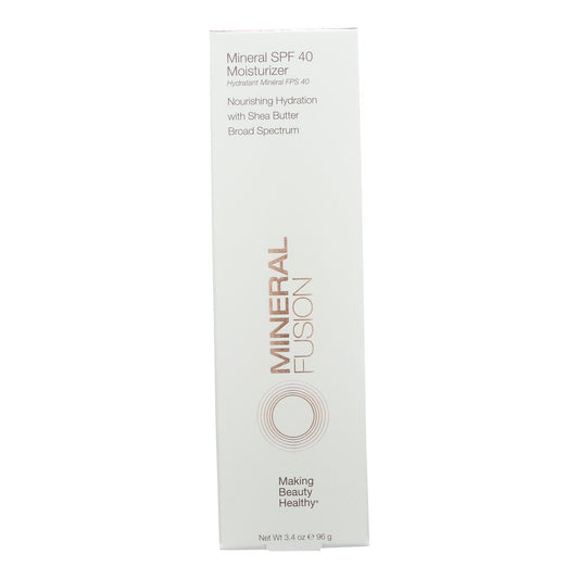 Mineral Fusion - Mineral Face Moisturizer - Spf 40 - 3.4 Oz.