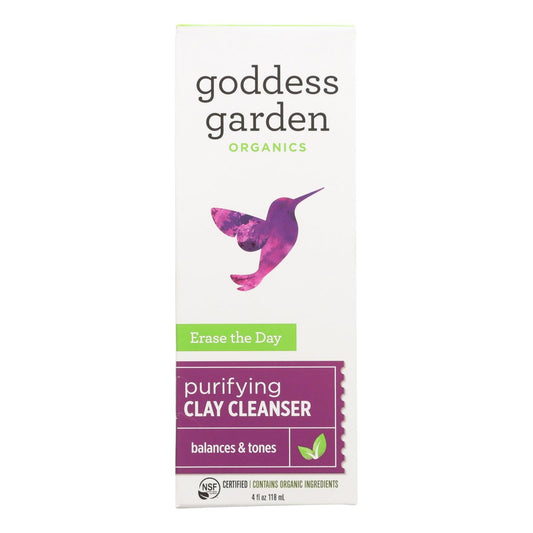 Goddess Garden Erase The Day Mineral-removing Cleanser - Case Of 4 - 4 Fl Oz.