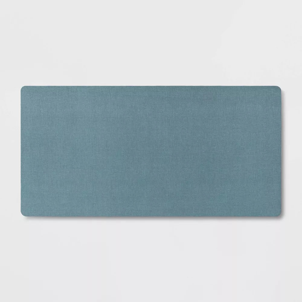 40" x 20" Neoprene Comfort Kitchen Rug Blue - Threshold™