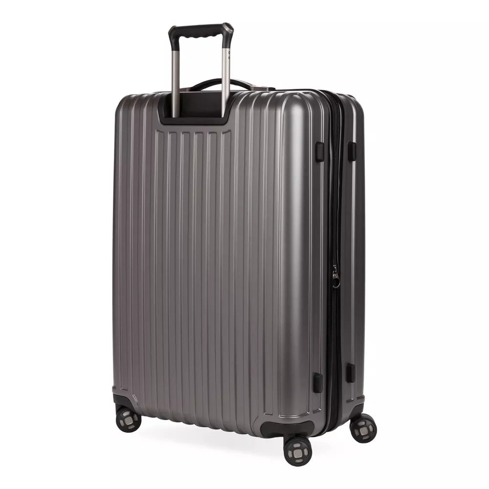 SWISSGEAR Ridge Hardside Large Checked Suitcase - Gray