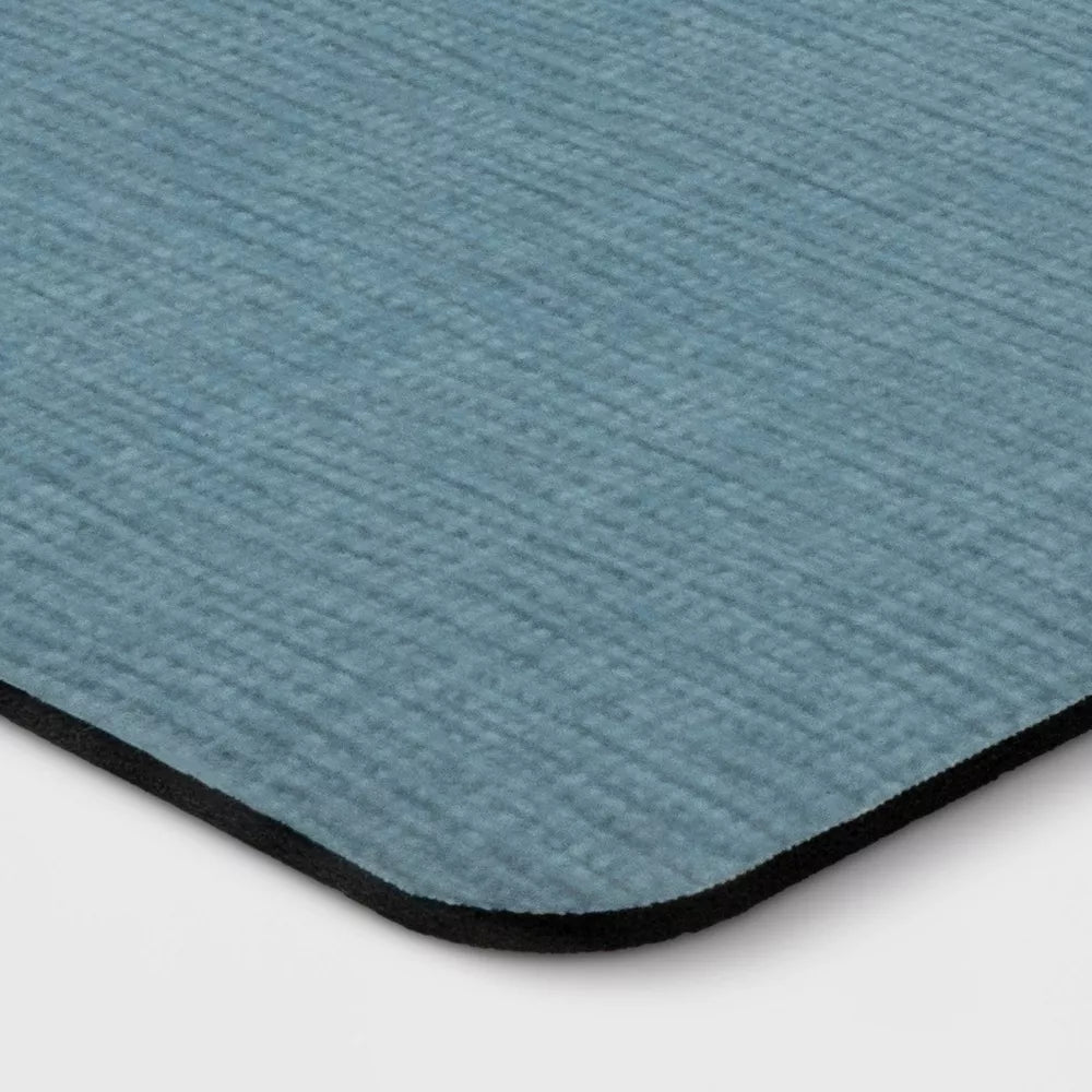 40" x 20" Neoprene Comfort Kitchen Rug Blue - Threshold™